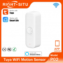 Tuya WiFI Sensore di movimento PIR Sensore antifurto domestico intelligente per il corpo umano APP Controllo remoto tramite Smart Life per supporto Smart Home Alexa