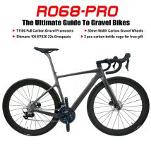 Gravel Fahrrad Vollständiges Innenkabel Disc Gravel Komplettes Fahrrad 700C*40C mit SHIMANO R7020 22 Gänge Gruppensets Cyclocross Bik