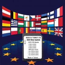 Kit di aggiornamento Navi per scheda SD Europa per Mazda 2 CX3 CX5 Navigazione Sat Nav da 16 GB con adesivi Reaview antiappannamento