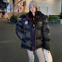 Winter Verdicken Parka Koreanische Version Unten Jacke Männer und Frauen Mit Kapuze Weiße Ente Unten Warme Mantel Weibliche Schwarz Casual Baumwolle Jacke