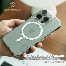 1mm Super Thin Button Hollow Wireless Charge Clear Case For iPhone 15 16 Pro Max Transparent Cover For Magsafe Strong Magnetic