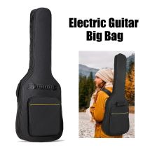 Custodia per chitarra elettrica Miwayer nera/panno Oxford impermeabile/doppia tracolla borsa per chitarra/per accessori per chitarra