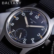Baltany Dirty 36 mm Herren-Quarz-Armbanduhr S2019 Seiko VD78 Small Seconds Hand Move Luminous 100 m wasserdicht Reloj Hombre