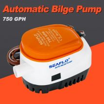 Pompa di sentina sommergibile automatica 12V per barche - Pompa di sentina automatica marina 750GPH per una rimozione efficiente dell'acqua