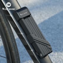 WEST BIKING Lucchetto per bicicletta pieghevole Sicurezza antifurto Lucchetto per ciclismo MTB Accessori per biciclette da strada Scooter Lucchetto per catena per bici elettrica