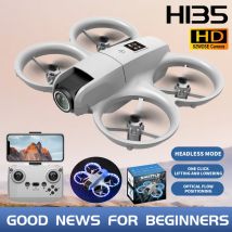 Nowy Mini Dron H135 WIFI FPV Hover Profesjonalny Kamera 4K Kieszonkowy Kolorowe Światła Dron Samolot RC Składany Quadcopter Zabawki RC Prezenty