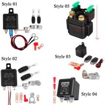 Interruttore di disconnessione batteria remota 12V 200/250A Interruttore batteria telecomando Relè antifurto Auto RV Barca Batteria Interruttore di uccisione