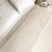 Teppich für Schlafzimmer, Nachttisch, Bodenmatte, langer Teppich, beige, minimalistisch, gestreift, Heimdekoration, Teppiche, Wohnzimmerteppiche, weich, flauschig