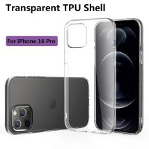 TPU Klar Telefon Fall Für iPhone 16 Pro Max 16Pro 16 Plus Abdeckung Ultra Dünne Weiche Silikon Funda Für Apple iPhone 16Pro max Fällen
