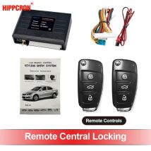 Kit centrale remoto per auto 12V Blocco porta Sistema di accesso senza chiave per veicolo con 2 serrature centrali per auto telecomandate universali