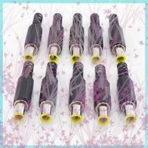 Adattatore connettore di alimentazione CC 6,5 mm x 4,4 mm con pin da 1,3 mm Spina di alimentazione CC Giallo 6,5 * 4,4 Saldatura maschio Spina da 1,3 mm Parti audio B2