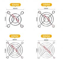 Kühl gebläses chutz Metall grill Computer abdeckung Lüfter grill 30mm 40mm 50mm 60mm 70mm 80mm 90mm 120mm 135mm 140mm 170mm 200mm