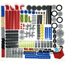 High-Tech Kunststoff Bausteine Ziegel Auto Reifen Getriebe Liftarm Strahl Kreuz Achse DIY Montage MOC Groß Technologie Set spielzeug