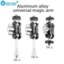 BEXIN Gorąco sprzedająca się cena fabryczna Kamera Super Clamp Mount Podwójna głowica kulowa Adapter kompatybilny z GoPro DJI Action lub DSLR