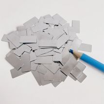 Lamiera di ferro zincata per pellicole metalizzate magnetiche Antiruggine pieghevole Fai da te fatta a mano piccola piastra di ferro lavorazione personalizzata