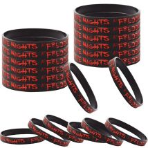 FNAF 10 pezzi Five Nights At Freddy's Theme Bracciale Gamer Festa di compleanno Il più popolare braccialetto in silicone Confezione regalo Materiale di riempimento