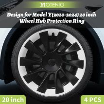 20inch Hub Ring Protection Wheel Cover Design For Tesla Model Y 2020-2024 Hight Performance Protective Full Rim Cover Accessorie