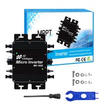 Micro inverter solare per collegamento a rete da 1600 W con WiFi intelligente DC 22-50 V CA per micro inverter per collegamento a rete solare fotovoltaico da 60/72 celle