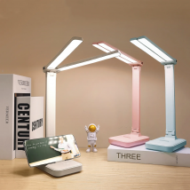 Lampa biurkowa LED Ładowana przez USB Lampa stołowa 3 poziomy Ściemnialne dotykowe oświetlenie