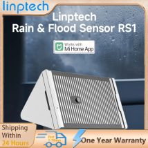 Linptech Wasserlecksensor RS1 Hochwasser-Regenmelder Bluetooth IPX7 Hochwasser-Regenmelder für die Sicherheit zu Hause Funktioniert mit der Mi Home App