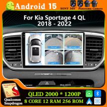 Android 15 Car Radio For Kia Sportage 4 QL KX5 2018 2019 2020 2021 Autoradio Video Player Stereo 5G WIFI Wireless Carplay Auto