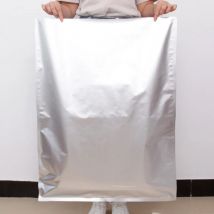 25 sztuk/50 sztuk otwarta górna duża folia aluminiowa próżniowa torba do przechowywania świeżych produktów zgrzewanie na gorąco mięso w proszku woreczki do pakowania żywności dla zwierząt