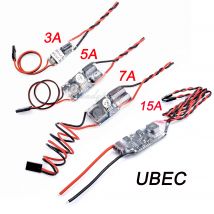 FPV RC UBEC BEC 5V 3A 5A 7A 15A 5V/3A/5A/7A/15A Najniższy szum RF BEC Pełne ekranowanie Przełączanie przeciwzakłóceniowe Regulator