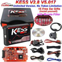 Kess V2 V5.017 Online 2.80 EU Red ECU Programmer für Ktag V7.020 mit Toolbox OBD2 Tuning Kit KTAG V7.020 Support Car Truck