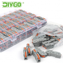 Fai da te GO giunzione rapida connettore multiplex per cavo di testa cavo elettrico compatto morsettiera connettori per cablaggio domestico scatola di giunzione