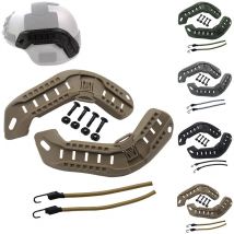 BOOIU Taktische MICH 2000 Helm Seite Führungsschiene ARC Helm Halterung Schiene Jagd Radfahren Airsoft Mich 2000 Helm Adaper Zubehör
