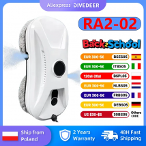 DIVEDEER Limpiador de ventanas inteligente Bidireccional Doble pulverización Nuevo limpiador de ventanas Máquina automática de minitipo de doble pulverización