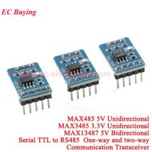 5 Stück/1 Stück MAX3485 MAX485 Unidirektionales MAX13487 Bidirektionales Modul Seriell TTL zu RS485 Usart Kommunikations-Transceiver 3,3 V 5 V