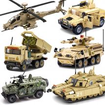 Militare Blindato Hummer Stryker Carro Armato US Russia Esercito Moderno Soldato di Guerra Armi Modello Building Blocks Mattoni Bambini Giocattoli per bambini