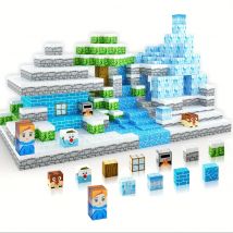 Kreative magnetische Bausteine DIY Montage Architektur Set Tech Kinder Spielzeug für Kinder Weihnachts geschenke