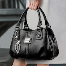2024 neue 3-schicht Große Kapazität Frauen Tote Tasche Mode frauen Trendy Schulter Taschen Hohe Qualität Weiche Leder Weibliche handtasche Sac