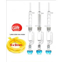 60/150ml/250ml/500ml/1000ml/2000ml Lab Glass Soxhlet Estrattore condensatore e corpo estrattore con spirale/lampadina, kit vetreria da laboratorio