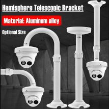 Aluminium-Dome-Kamera-Teleskophalterung für Hikvision Dahua, halbkugelförmige Panoramakamera, an der Wand montierte Hebe-Verlängerungsstange