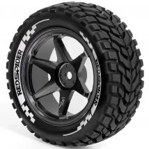 Metal 1/10 On-Road Rally Wheel Tires 2.95" OD 12mm Hex for 1/10 Tamiya TT01/02 XV02 XV01 WLtoys HSP Kyosho WR8 RedCat Sakura HPI