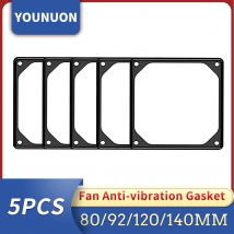 5 stücke 80mm 92mm 120mm 140mm Anti-vibration Silizium Fan Dichtung Lärm Reduzierung Dichtung Pad für PC Computer Fall Fan