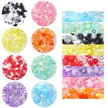 42 Colors 30g Mixed Retro Acrylic Baroque Bead For Jewelry Making DIY Earrings Necklace Bracelet Accessories Supplies Wholesale