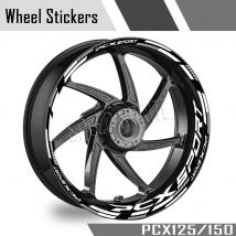 Reflektierendes Motorradzubehör Radaufkleber Nabenaufkleber Felgenstreifenband für Honda PCX 125 PCX 125 PCX 150 PCX 150