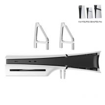 2PCS Für PS5 Slim/PS5 Pro Konsole Horizontale Ständer Transprent Dreieck Stabile Halterung Für Playstation 5 Slim/Pro zubehör