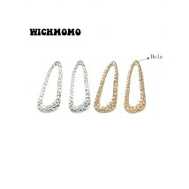 New Fashion 43mm 6pieces/bag Zinc Alloy Gold Oval Porous Connector Charms Linker for DIY Necklace Earring Jewelry Accessories