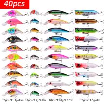 40/64/84pcs Angel köder Set Angeln harten Köder Mini Minnow schwimmende Schaukel Kurbel köder verrückte Wobbler künstliche bionische Kurbel köder