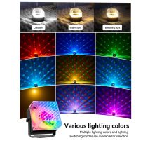 Disco DJ 3-color RGB + Warm White Night Mode Timer Remote Control for Bedroom Party and Sleep Aid Voice Control LED Night Light