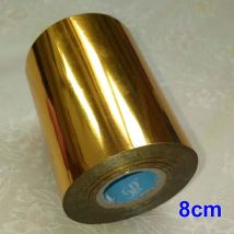 8 cm Heißprägefolie Papier Leder Tuch Paket Box DIY Dekoration Zubehör 120 Meter/Rolle