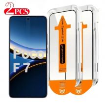2Pcs Premium Tempered Glass For Honor 400 Pro X60 X70i GT pro X9c X9b One Click Easy Install film For Honor 400 300 X8c X7c