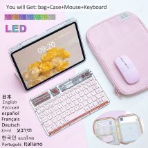 Hintergrund beleuchtete drahtlose Bluetooth-Tastatur für iPad Pro 11 Fall 2022 iPad 10. 9/8. Generation iPad Air 5/4 Cover Pouch Taschen