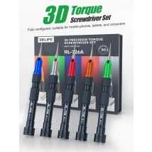 RELIFE RL-726 3D Precision Torque Screw Driver Anti Slip Teeth Screwdriver For iPhone Android phone Disassembly Repair Tools