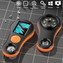 Lente d'ingrandimento digitale IPS da 2.0 '' HD 1080P 500X Microscopio portatile Lente d'ingrandimento portatile per riparazione elettronica Controllo gioielli